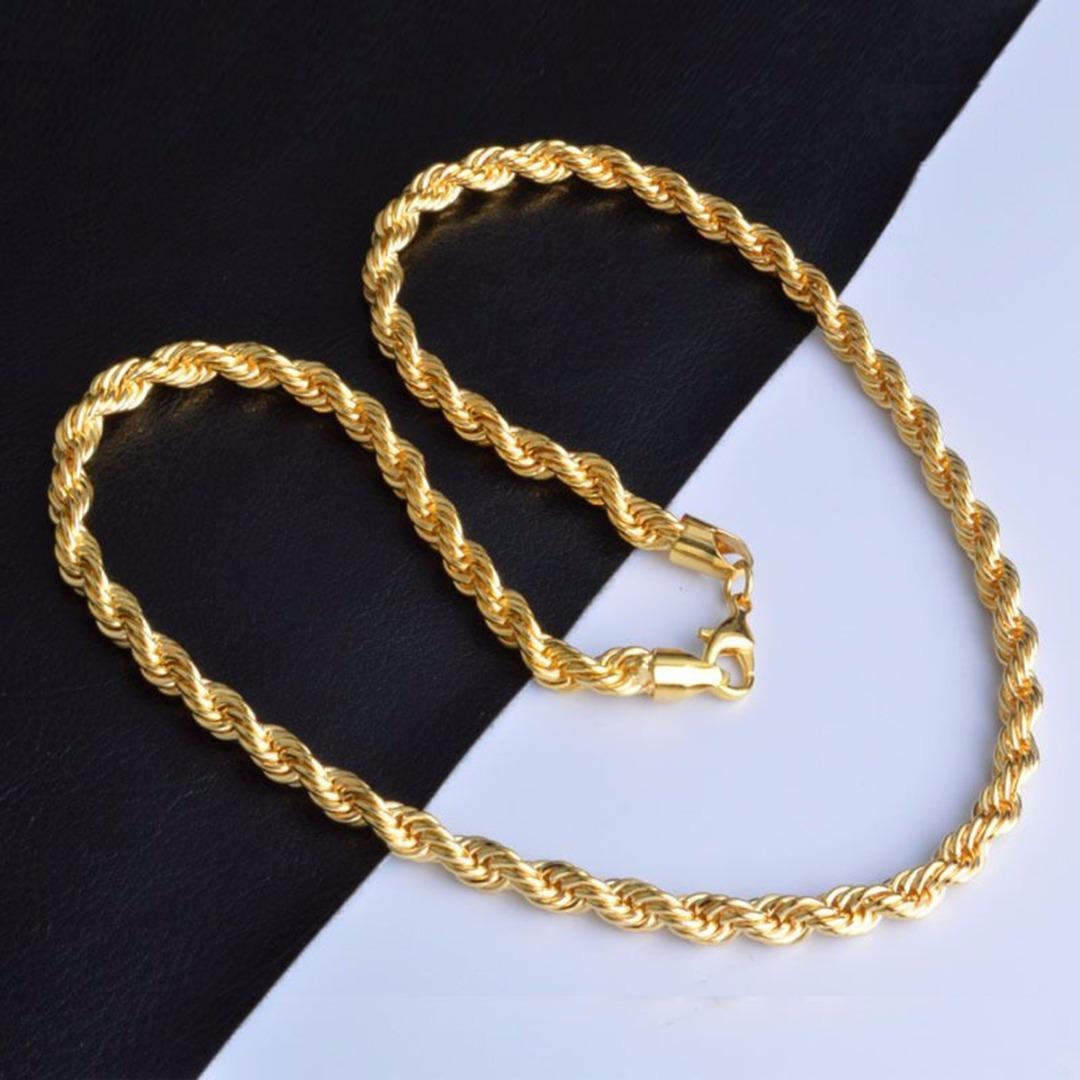 Premium Stainless Steel Rope Chain – Men & Women